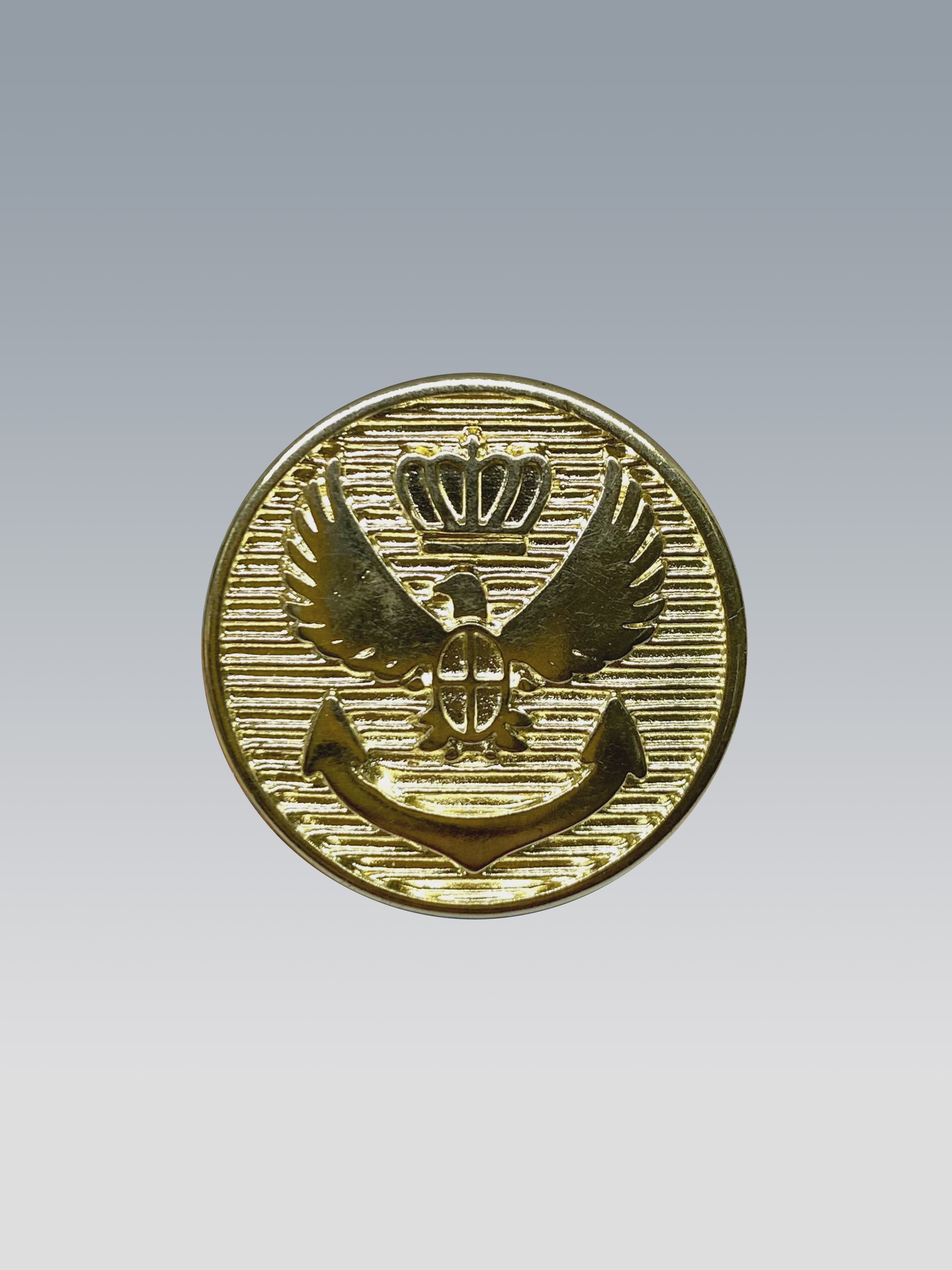 Botón dorado águila